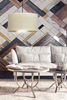 Lampa wisząca HILDE 1 BL WHITE Emibig 1052/1 biały/czarny
