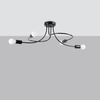 Sollux Lighting Żyrandol LEVAR 4 czarny SL.1455