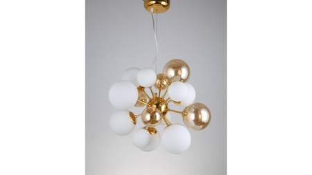 Lampa wisząca Lumina Deco LDP 8565-10 (GD) Galaksida W10
