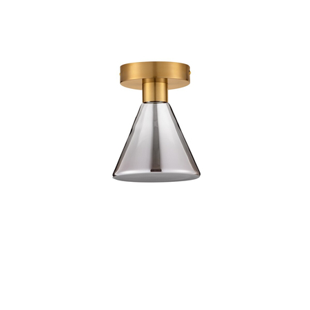Lampa sufitowa Luces Exclusivas SARDUNO LE45143 złoty i odcienie złota, szary i odcienie szarości
