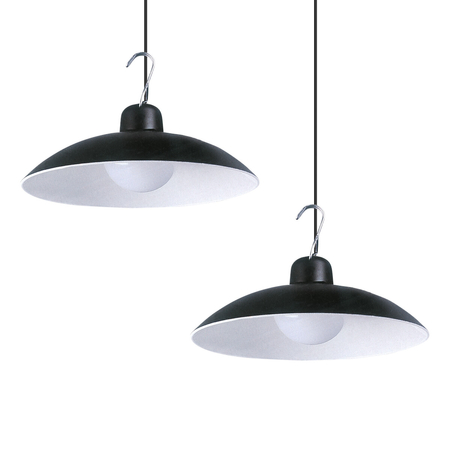 Eko-Light Lampa Solarna Saturn Podwójna EKO9151 CZARNY