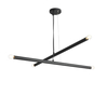 Lampa wisząca TUBO 4 BLACK Aldex 1072L1 czarny