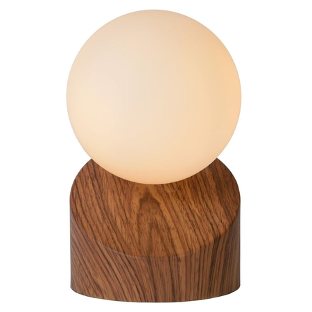 Lampa stołowa Lucide LEN drewniany 45561/01/70