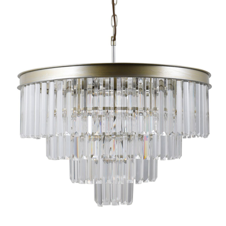 Lampa wisząca Italux Verdes  PND-44372-8-CHMP-GLD Złoty szampański