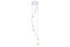 Lampa wisząca Azzardo AZ3102 Amber Milano 9 clear