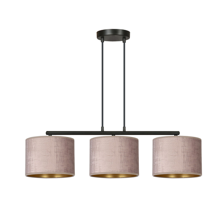 Lampa wisząca HILDE 3 BL ROSE Emibig 1053/3 różowy