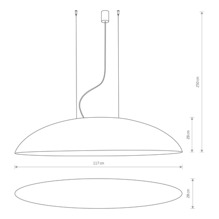 Lampa wisząca CANOE Nowodvorski 7927 biały