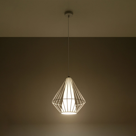 Sollux Lighting Lampa wisząca DEMI biała SL.0297