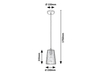 Lampa wisząca Rabalux Azurine 5226 złoty