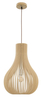Lampa wisząca Luces Exclusivas MADRYN LE42093 drewniany