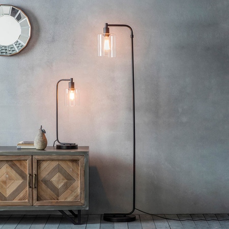 Endon Lighting Lampa podłogowa 95456 czarny