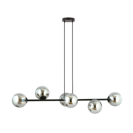 Lampa wisząca ROSSI 6 BL GRAFIT Emibig 875/6 czarny