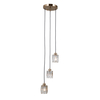 Lampa wisząca Italux Torno PND-40813-3R-HBR Złoty