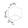 Sollux Lighting Kinkiet QUAD naturalne drewno SL.0491