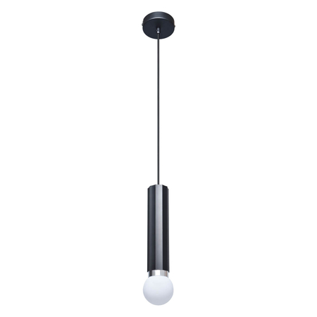 Lampa wisząca Italux Macera PND-33849-1-BK piaskowy czarny