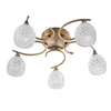 Lampa sufitowa Endon Lighting Boyer BOYER-5AB mosiądz