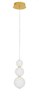 Lampa wisząca Luces Exclusivas ADAN - złoty LE43215