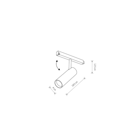 Lampa sufitowa LVM SPOT LED 9W Nowodvorski 10142 czarny