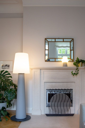 Lampa stojąca No.1 zewnętrzna ogrodowa 2700K Biała ciepła 160cm, szary 32569W