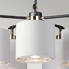 Żyrandol Elstead Lighting Balance czarny/srebrny BALANCE5-BKPN