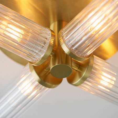 Lampa sufitowa Endon Lighting Talo 96160 mosiądz