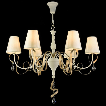 Lampa wisząca Maytoni ARM010-06-W Intreccio - Biały z dodatkiem złota