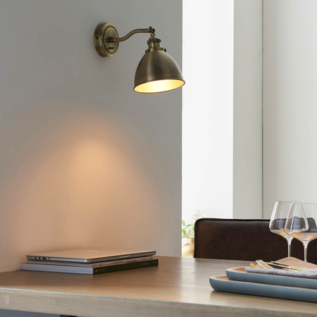 Kinkiet Endon Lighting Franklin 98746 mosiądz