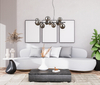 Lampa wisząca Italux PND-406007-10A-BCR Czarny chrom