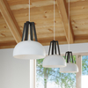 Sollux Lighting Lampa wisząca CASCO biała/czarna SL.0387