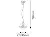Lampa zewnętrzna Rabalux Oslo 8764 chrom satyna