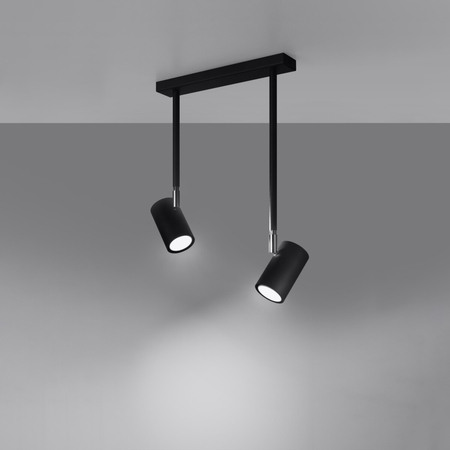 Sollux Lighting Plafon NORANO czarny SL.1074