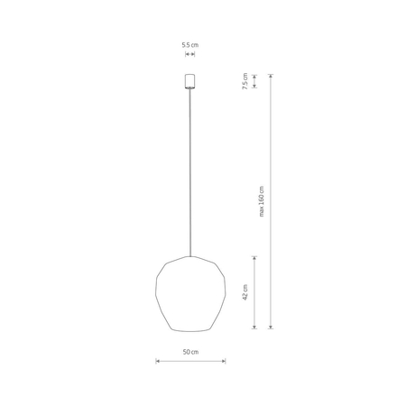 Lampa wisząca Nowodvorski HAITI M 11164 Naturalne drewno Biały