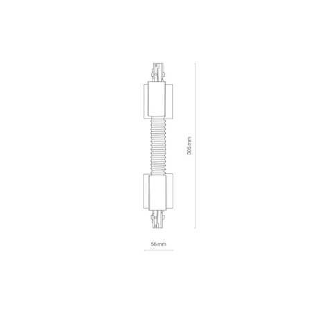 CTLS RECESSED POWER FLEX CONNECTOR BL Nowodvorski 8677 czarny