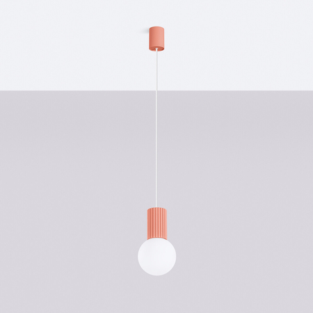 Sollux Lighting Lampa wisząca HALO 1 brzoskwiniowa SL.1754