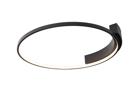 Plafon Maxlight C0198 czarny/chrom