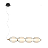 Lampa wisząca Italux Rinot PND-45372-4-WH-CL Czarny, biały, przezroczysty