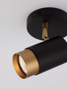 Reflektor Luces Exclusivas CAYES czarny/złoty LE42612
