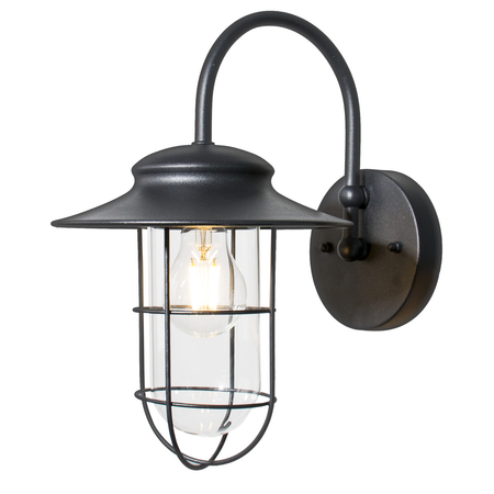 Kinkiet Zuma Line 17068-WD INDUSTRIAL LAMPA ZEWNĘTRZNA KINKIET CZARNY/BLACK