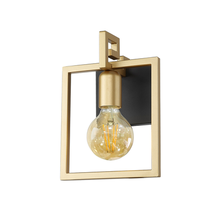 Kinkiet Italux Primero WL-44003-1-BK-GD Złoty, czarny mat