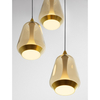 Lampa wisząca Luces Exclusivas RORIZNO LE45113 czarny, złoty i odcienie złota