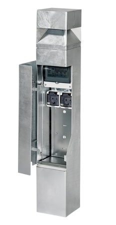 ARVIKA 899 HOT-DIP GALVANIZING E27 LED 9W DISTRIBUTOR ~230V TYPE F [SCHUKO]