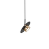 Lampa wisząca Kaja BURGAS K-5455 czarny, złoty