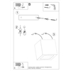 Sollux Lighting Kinkiet LEO beton SL.0991