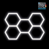 Lampa LED Hexagon Blaupunkt 230W geometryczny panel sufitowy led 4000K CRI90 w kształcie plasta miodu