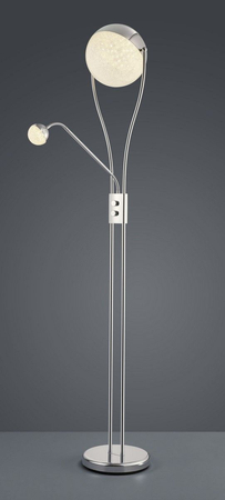 Lampa podłogowa Trio 478310206 srebrny