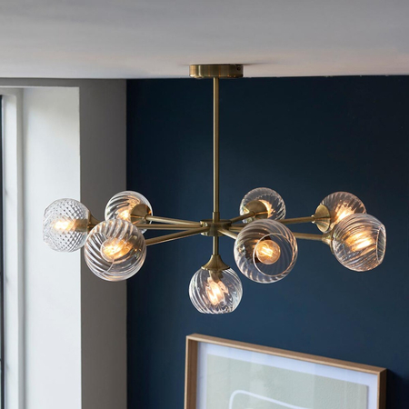 Lampa wisząca Endon Lighting Allegra 103172 mosiądz