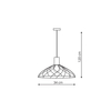 Light Prestige Lampa wisząca Moderno czarna 1xGU10 LP-1221/1P B BK