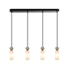 Lampa wisząca Italux Santos PND-95331-4-BK Czarny mat