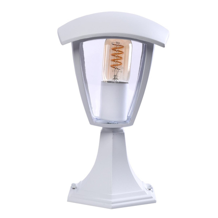 Eko-Light Lampa ogrodowa stojąca Fox 1xE27 Mała Biały EKO3513 BIAŁY