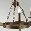 Żyrandol Elstead Lighting Cromwell brąz CW3-OLD-BRZ